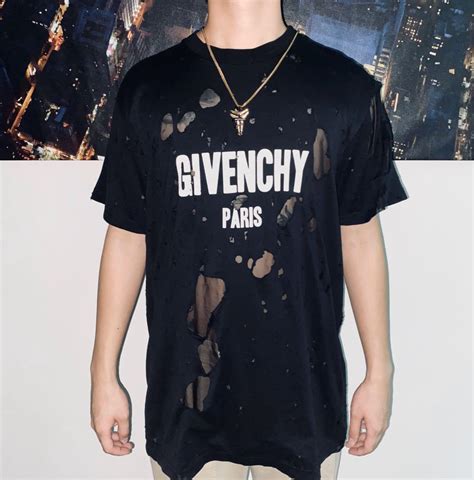 givenchy destroyed t shirt fake|are Givenchy clothes real.